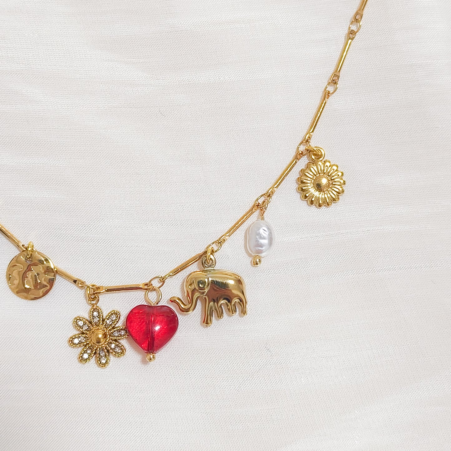 Collar Amuletos Elefante Jaipur