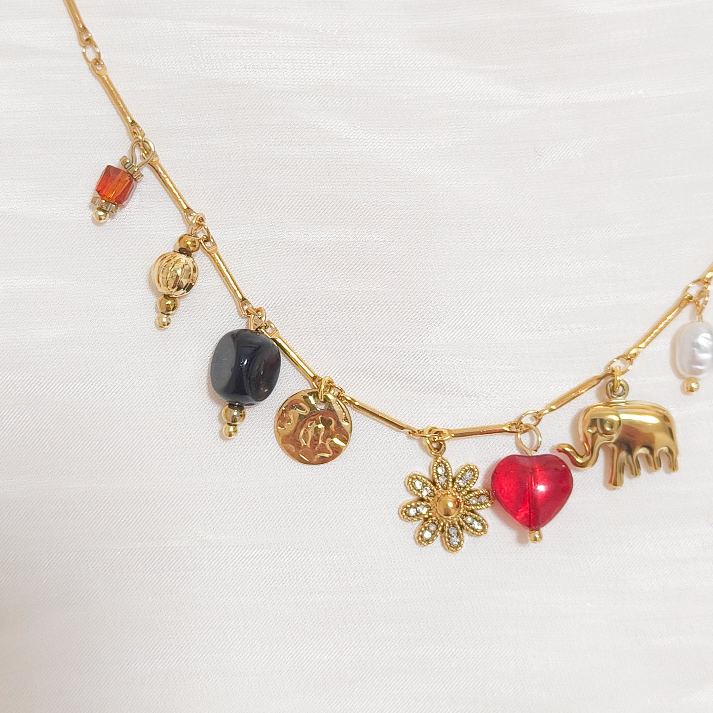 Collar Amuletos Elefante Jaipur