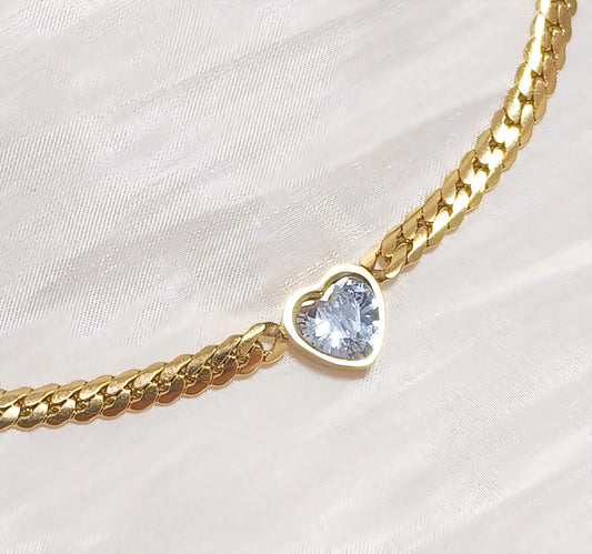 Pulsera Corazón Cielo Lucía