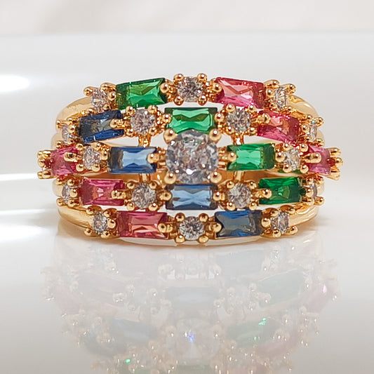 Anillo Arcoíris Princesa Sissi