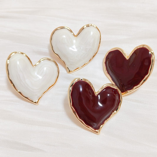 Pendientes Corazón Gloss Palma