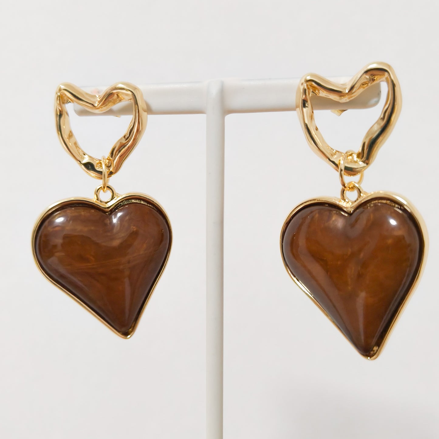 Pendientes Doble Corazón Chic