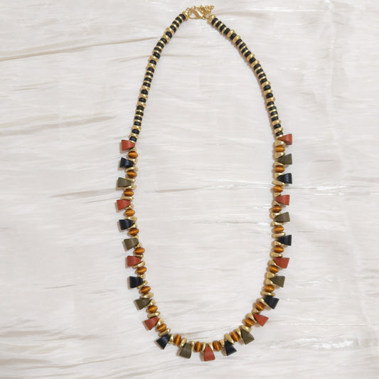 Rebajas -30% Collar Ruanda Tierra (cuenta)