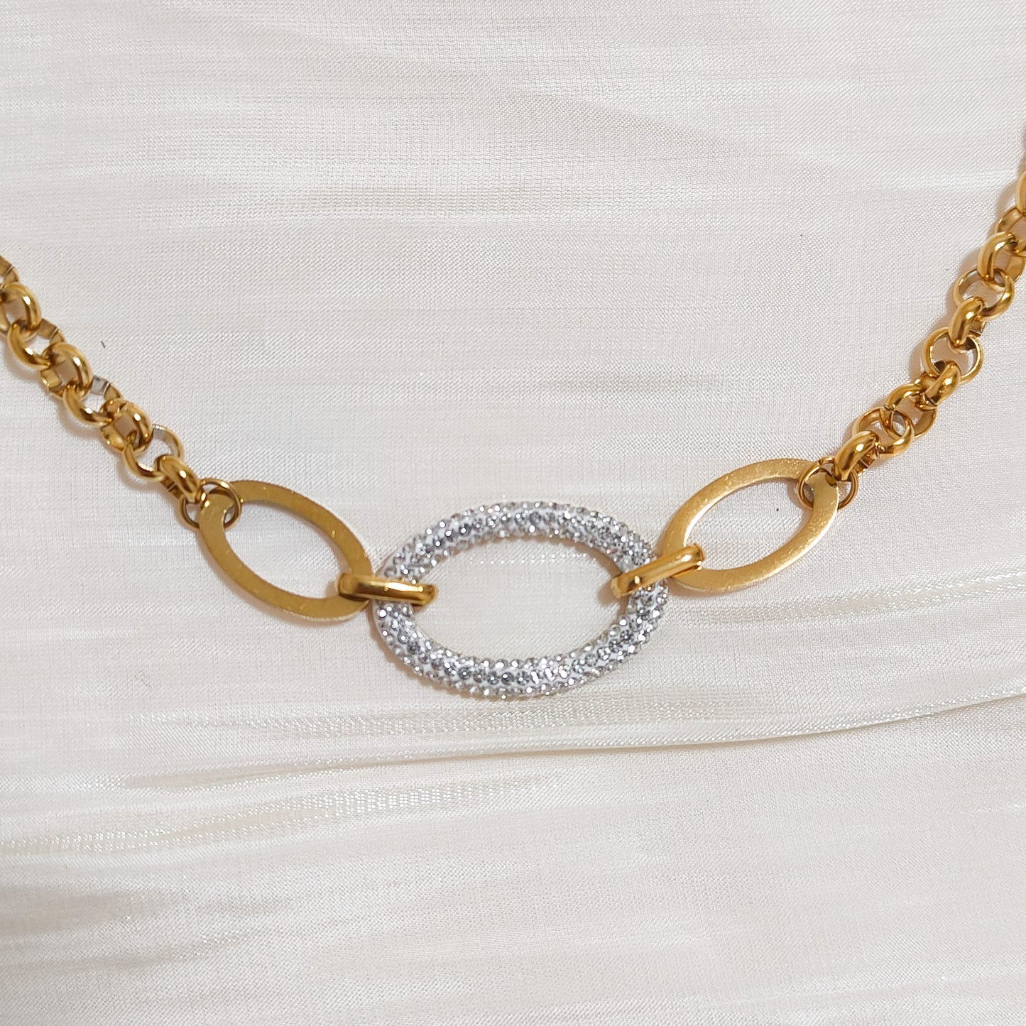 Collar Ovalado Brillo Marsella