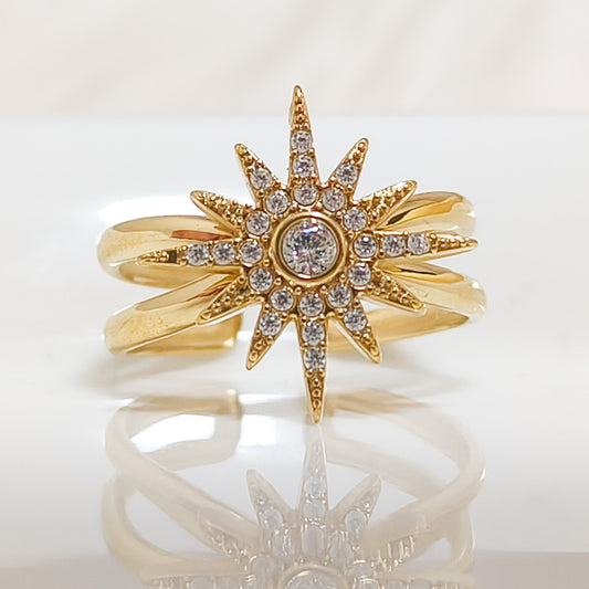 Anillo Estrella Estocolmo Ajustable
