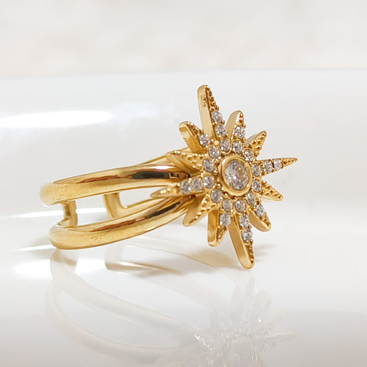 Anillo Estrella Estocolmo Ajustable