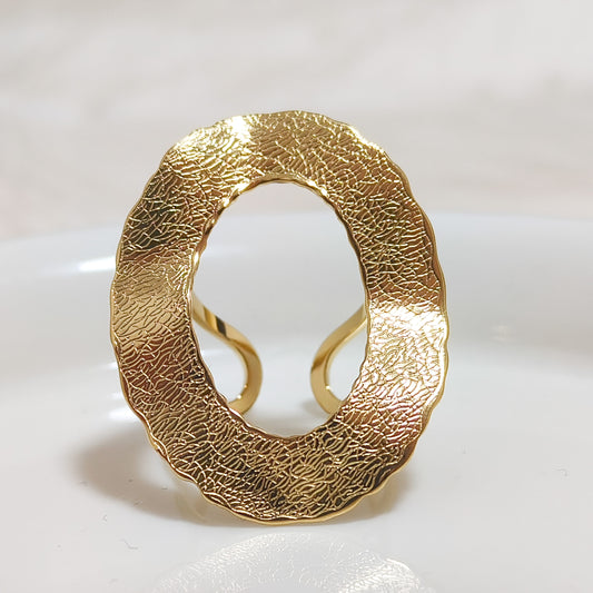 Anillo Lara Oval Luxe ajustable