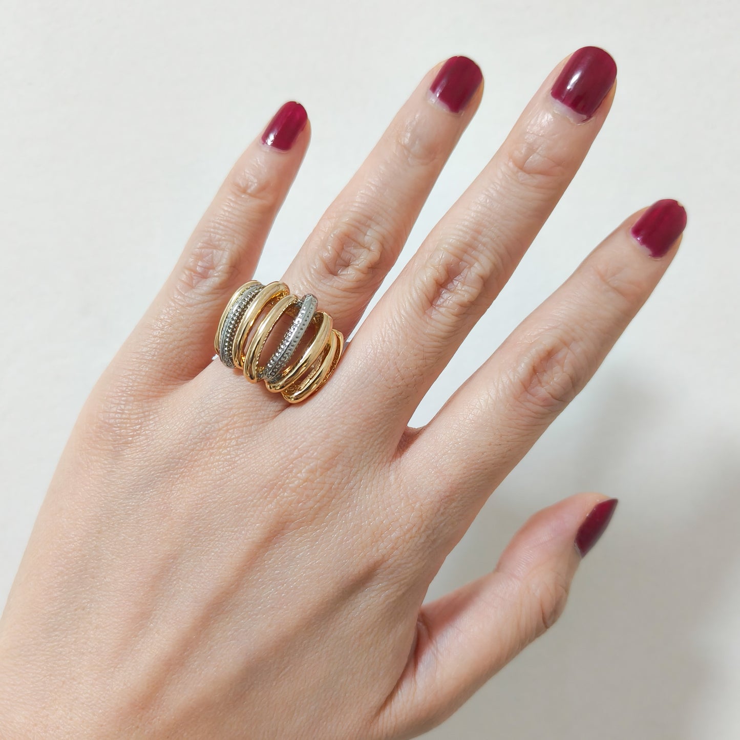 Anillo Bicolor Roma Multi Aros