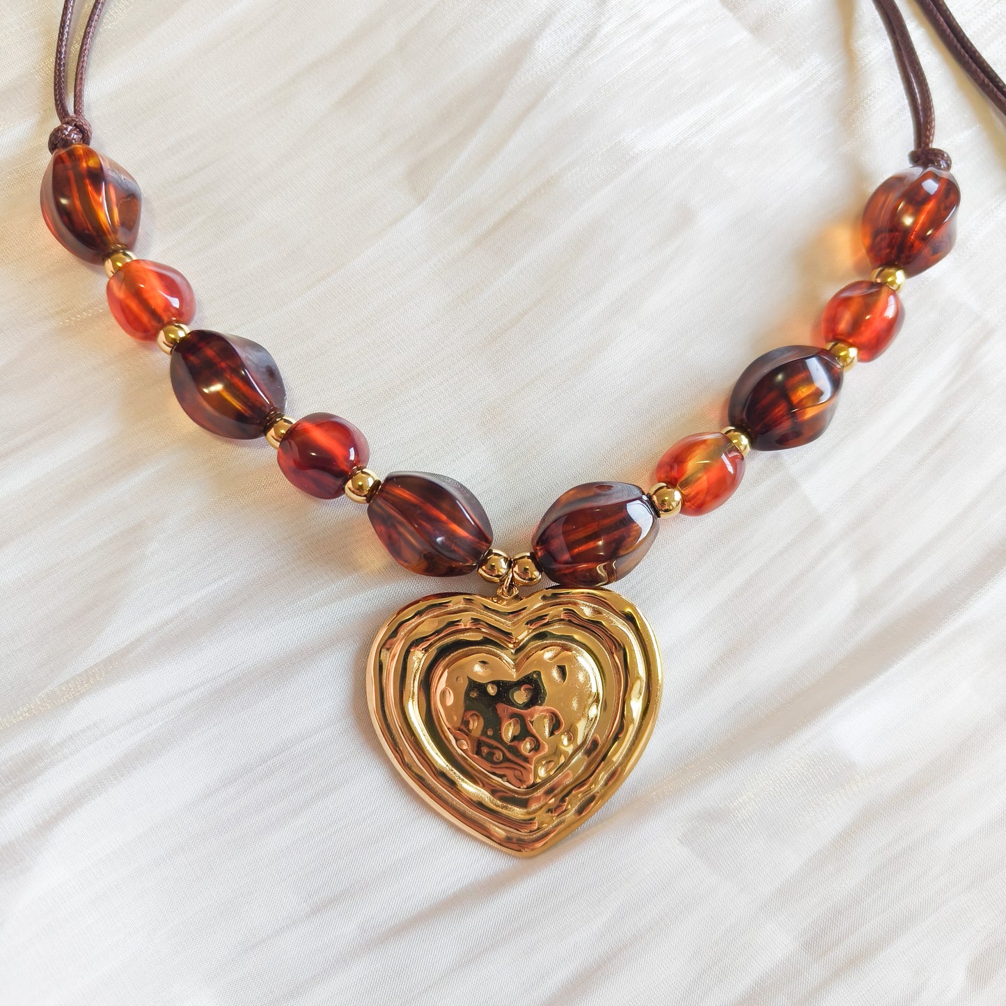 Collar Corazón Granada