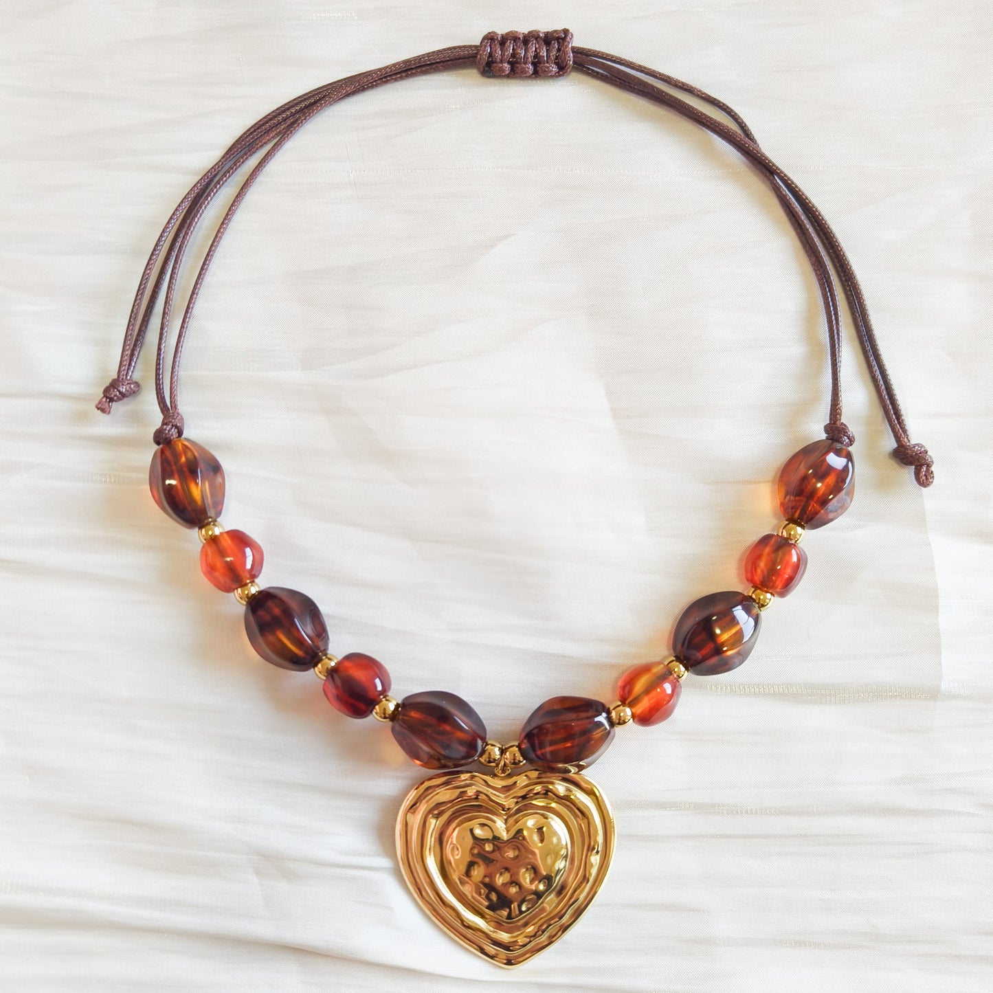 Collar Corazón Granada