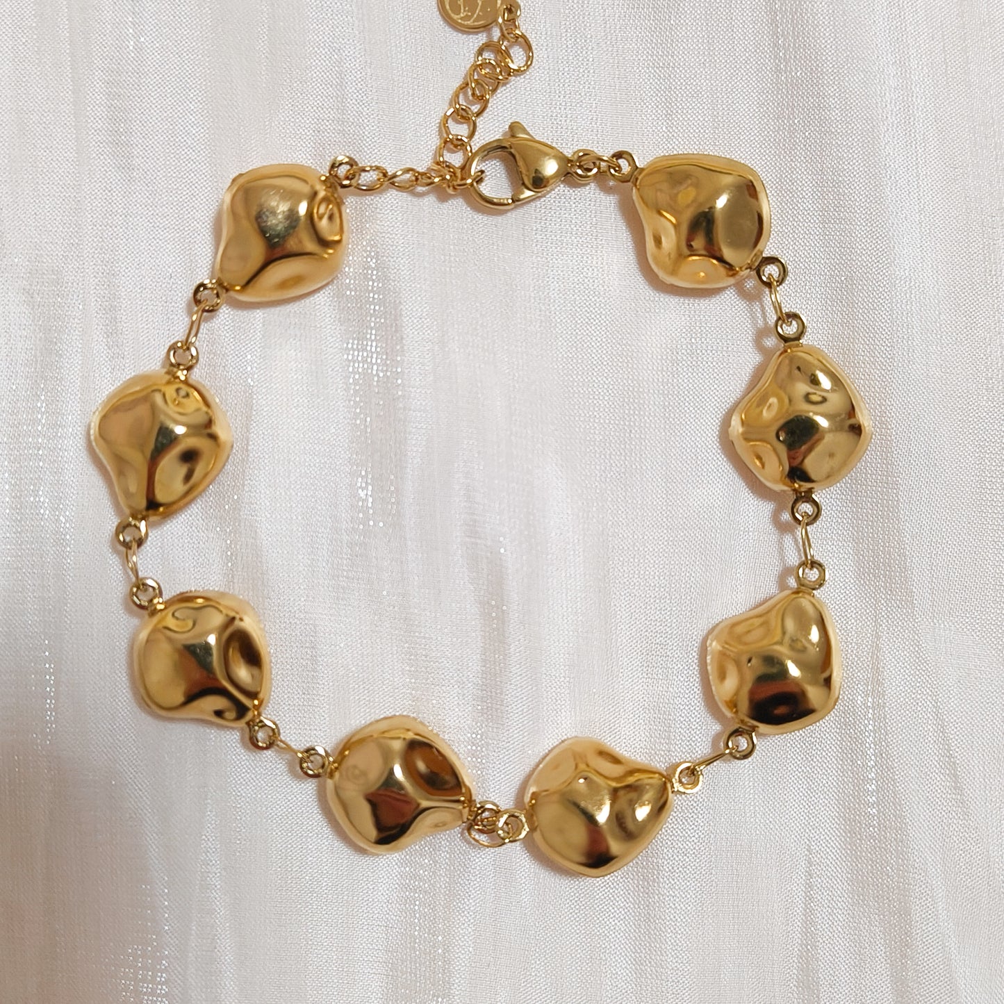 Pulsera Brisa Dorada （Granos Orgánicas Doradas）