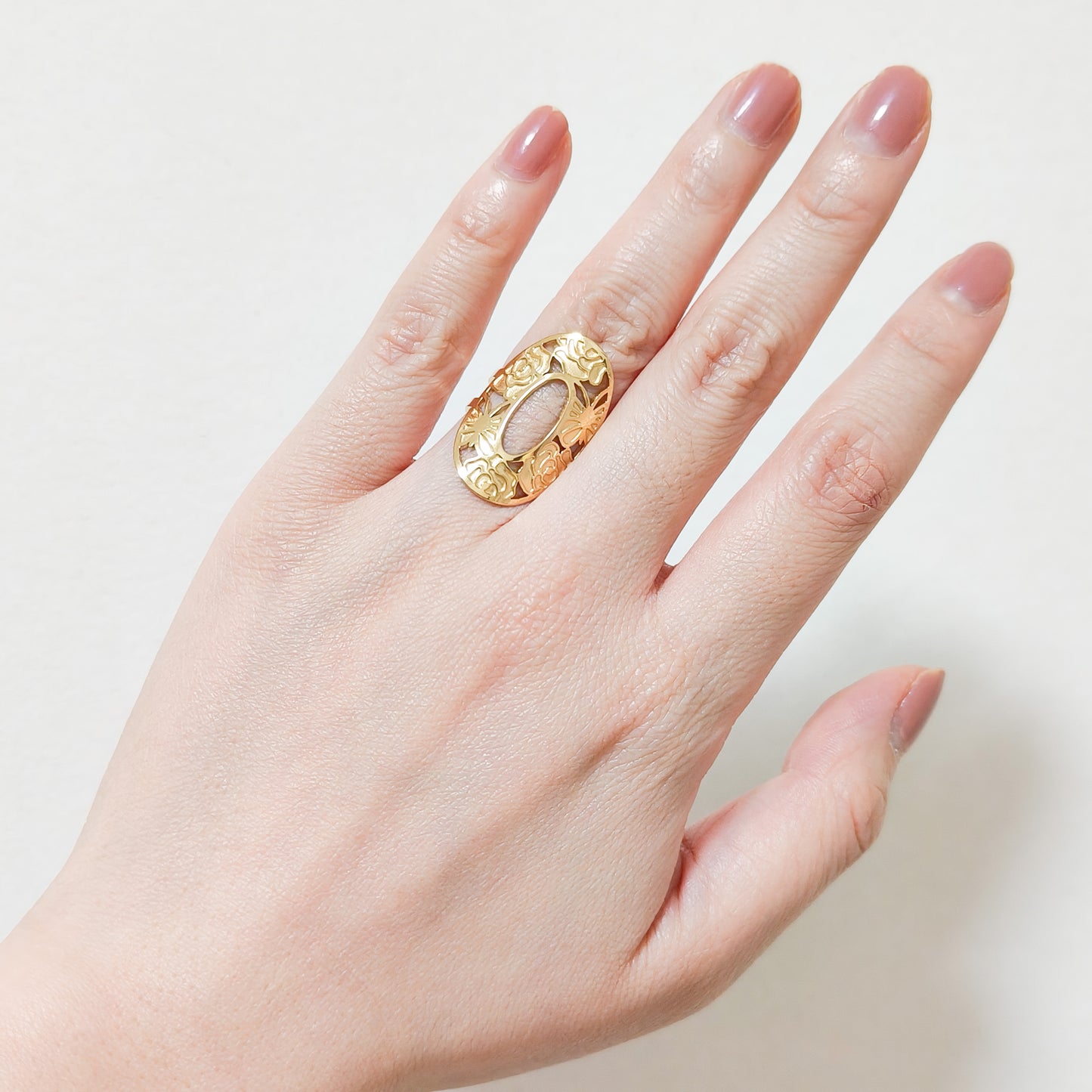 Anillo Rosal Marina Ajustable