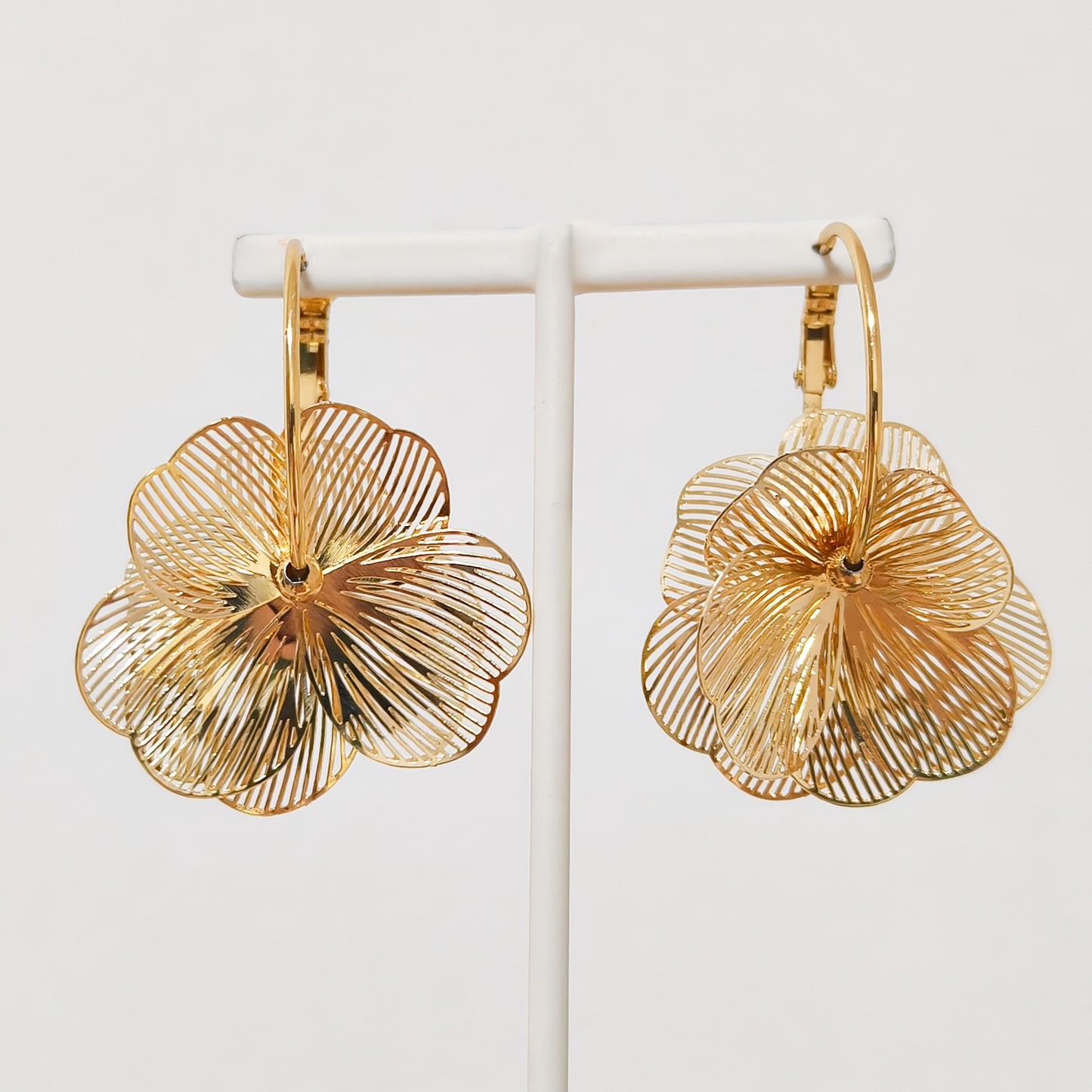 Pendientes Flores Dorados Emilia