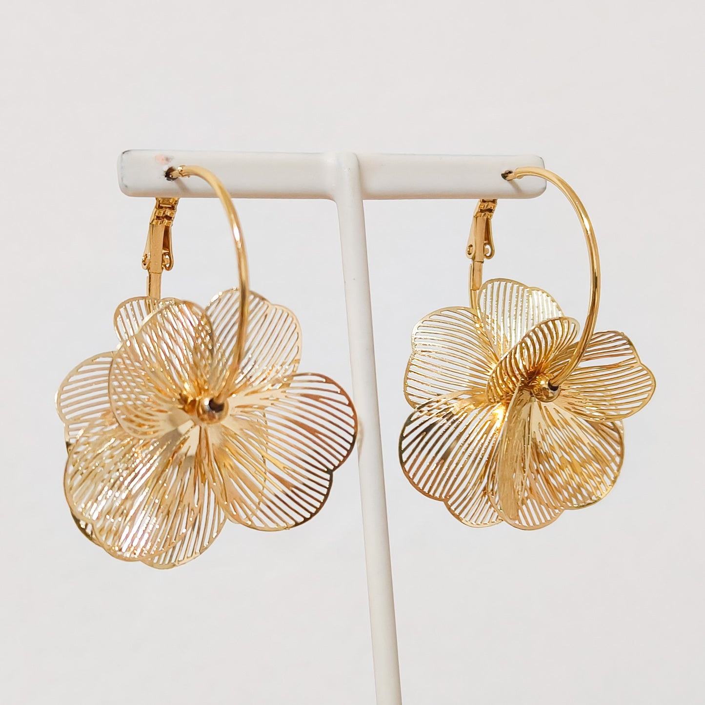 Pendientes Flores Dorados Emilia
