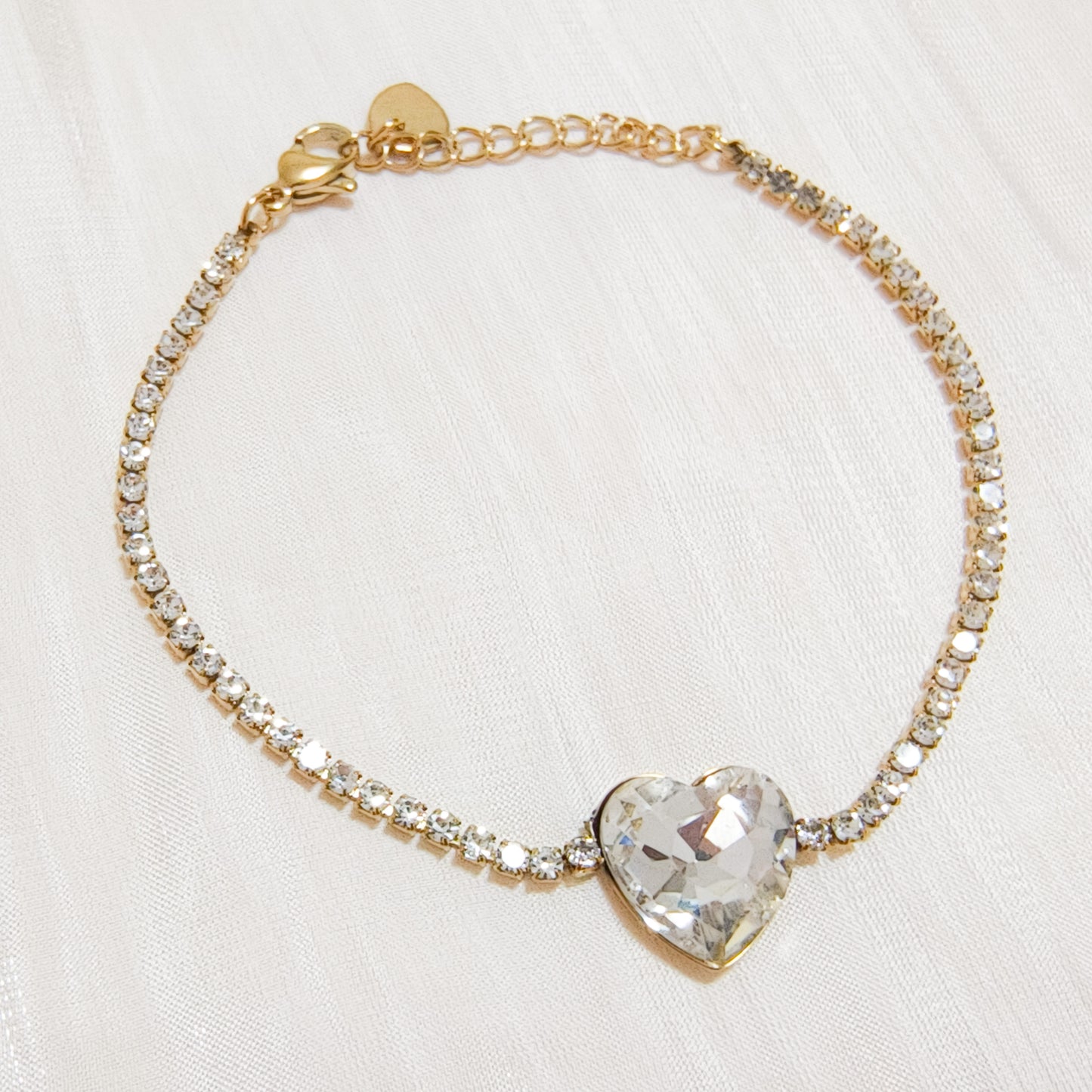 Pulsera Clara Corazón de Luz