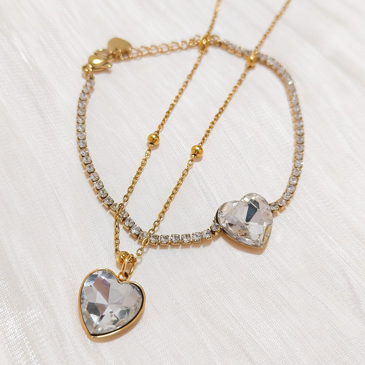 Pulsera Clara Corazón de Luz