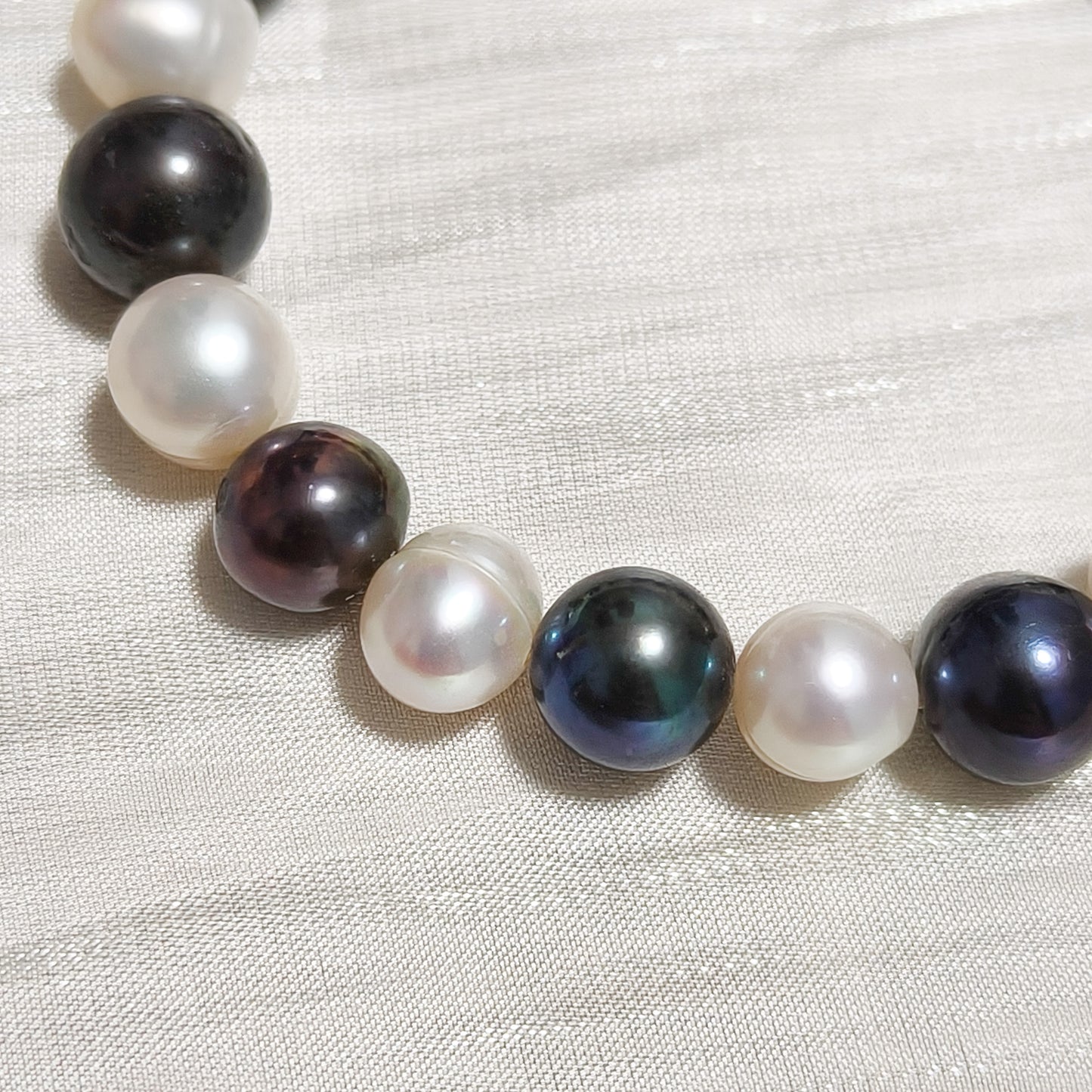 Pulsera Olivia Perlas Energetica Bicolor