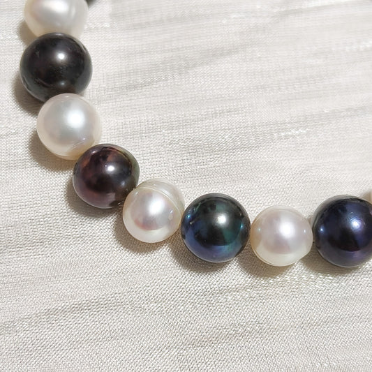 Pulsera Olivia Perlas Energetica Bicolor