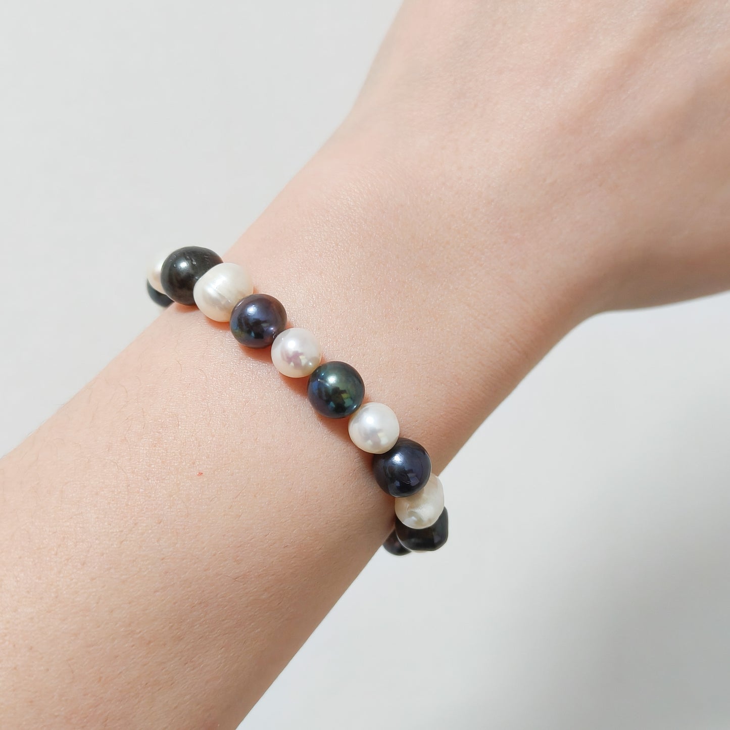 Pulsera Olivia Perlas Energetica Bicolor