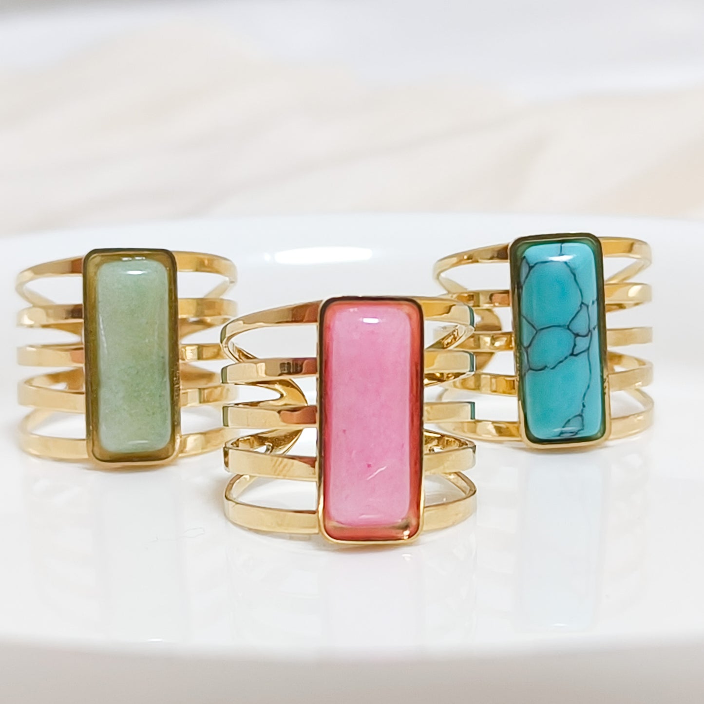 Anillo Emma Jardín de Colores  Ajustable