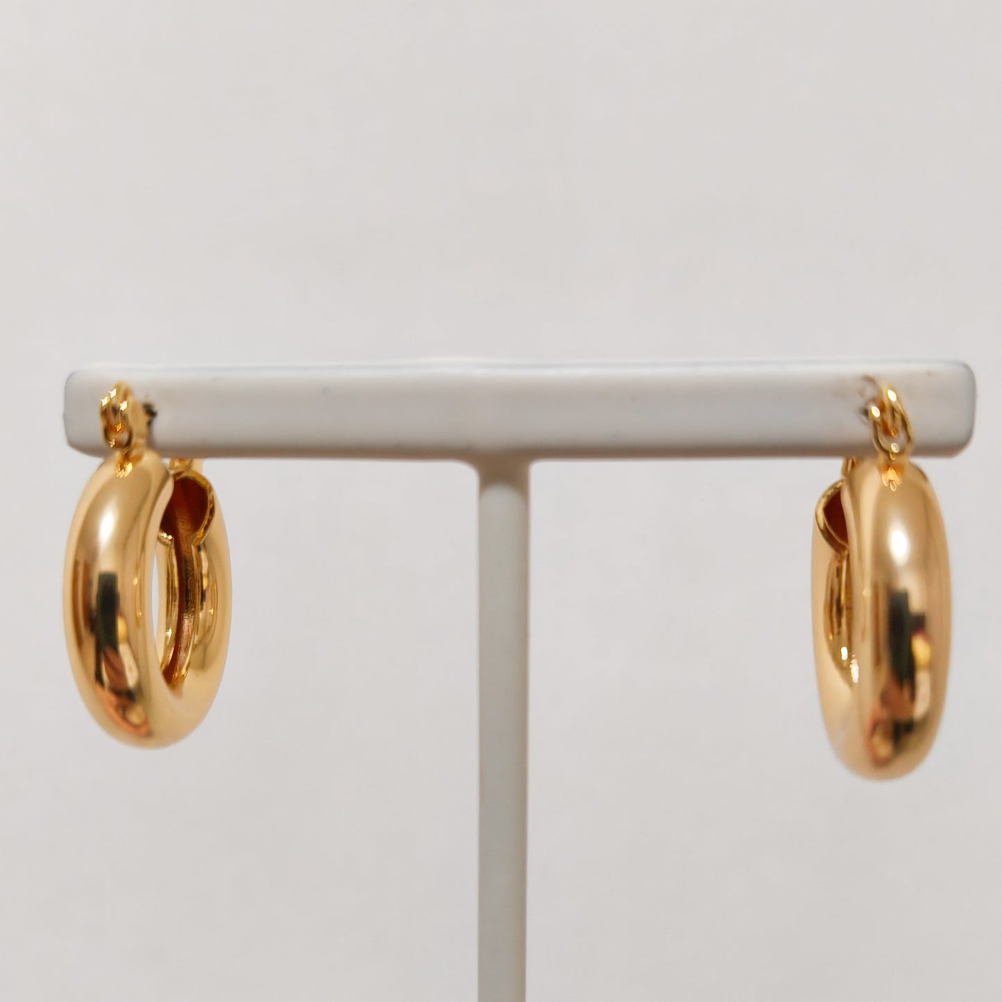 Pendientes Lara Esfera Dorada - doble uso