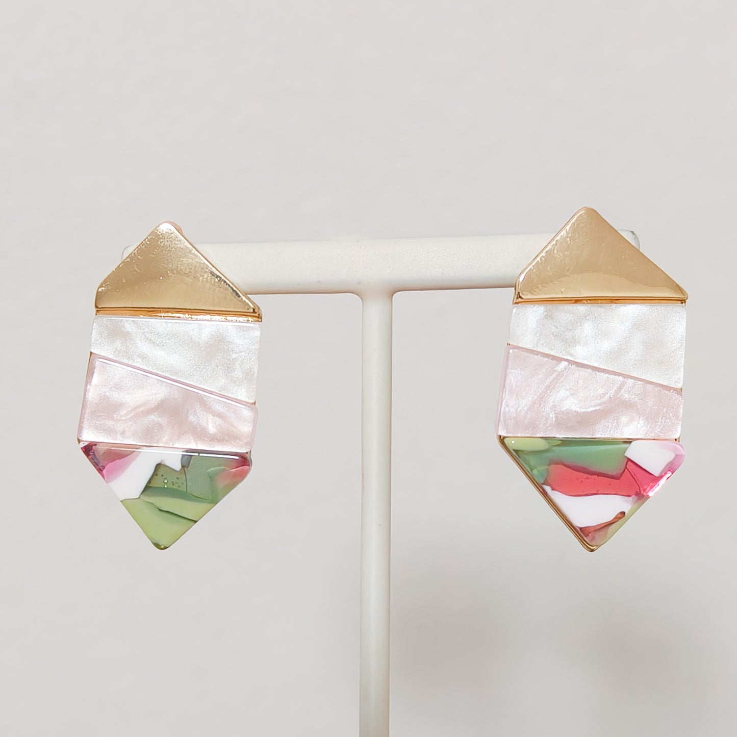 Pendientes Clara Siena Geometrica