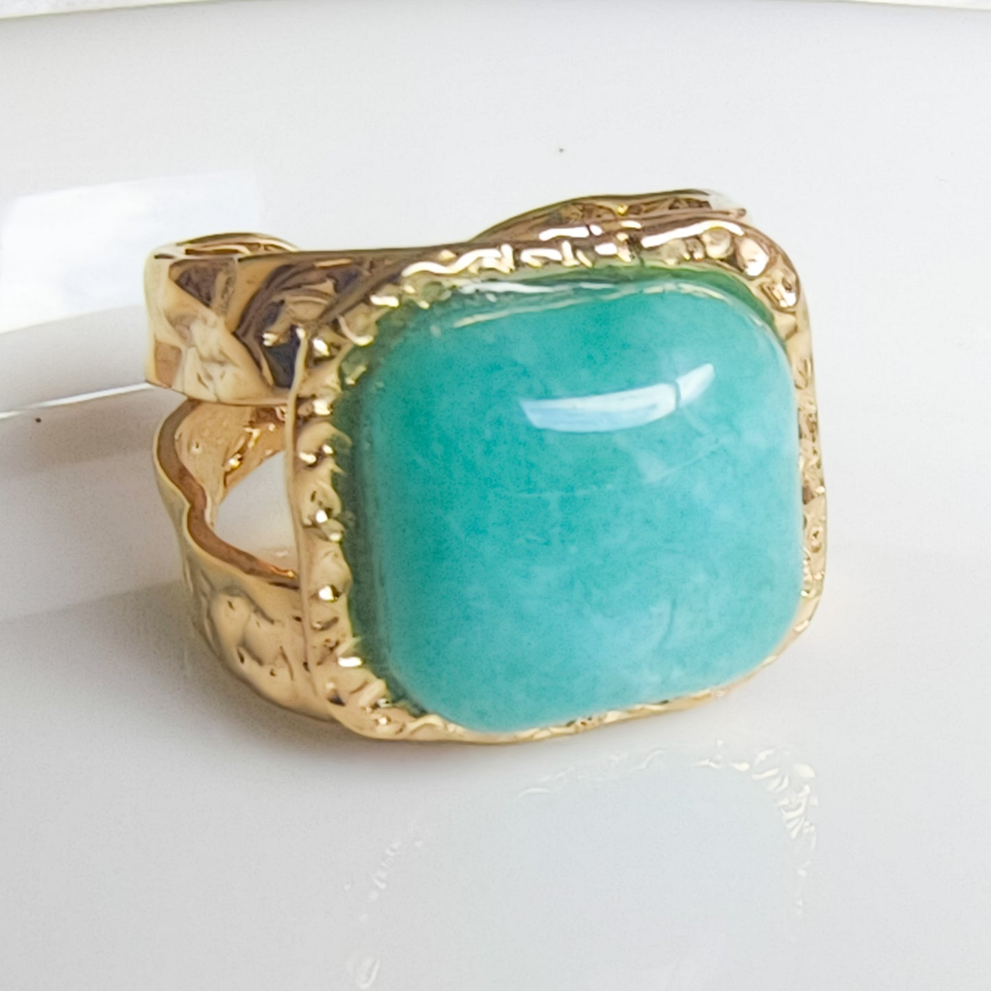 Anillo Martina Verona Cudrada Energía Ajustable