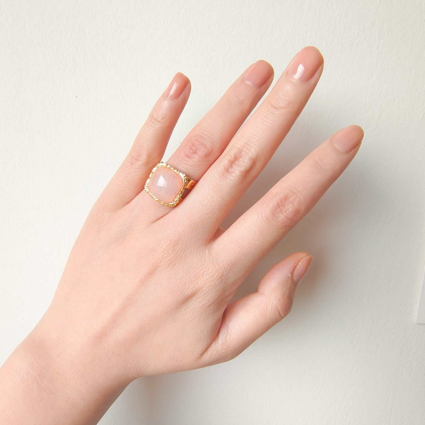 Anillo Martina Verona Cudrada Energía Ajustable