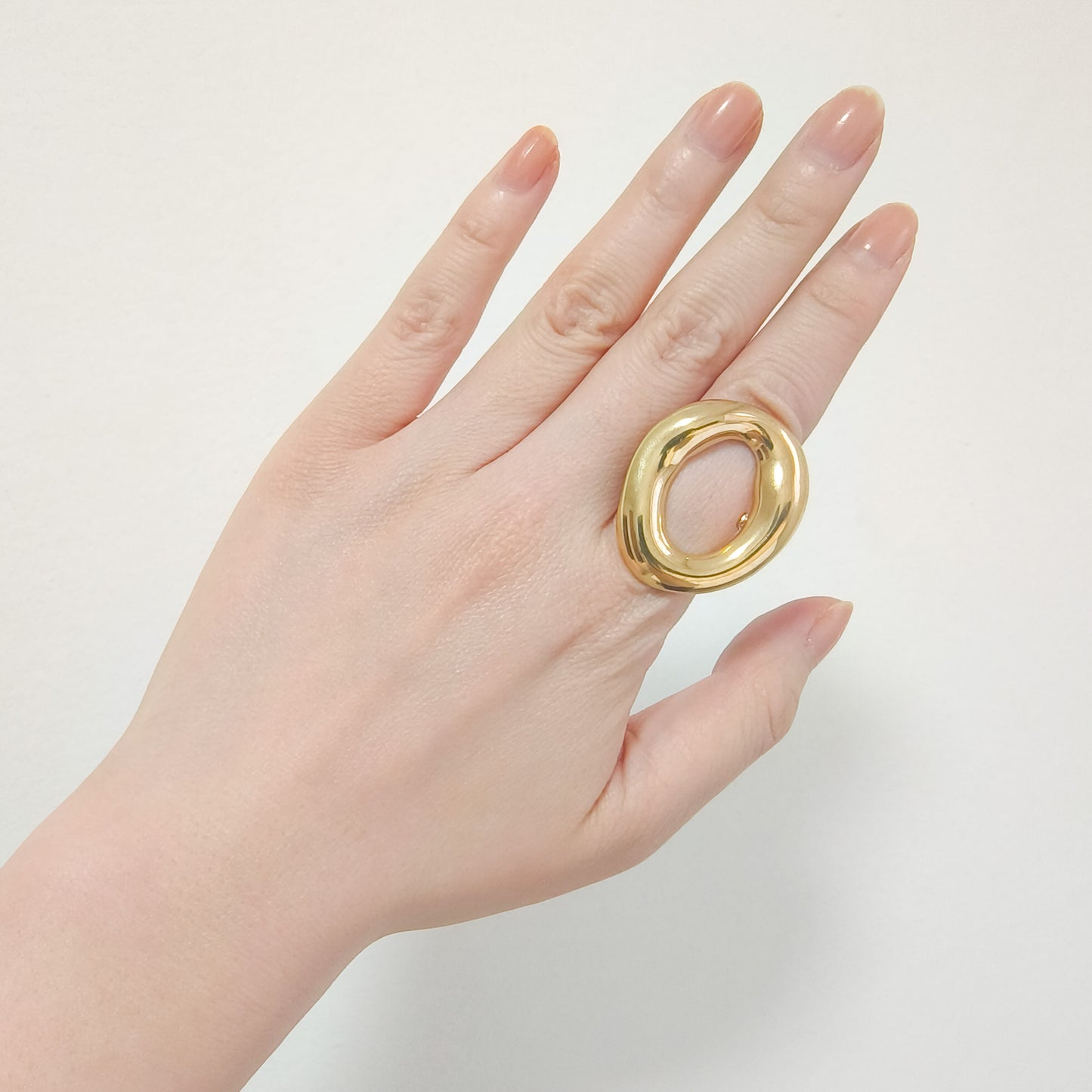 Anillo Veronica Grande Ovalado Ajustable