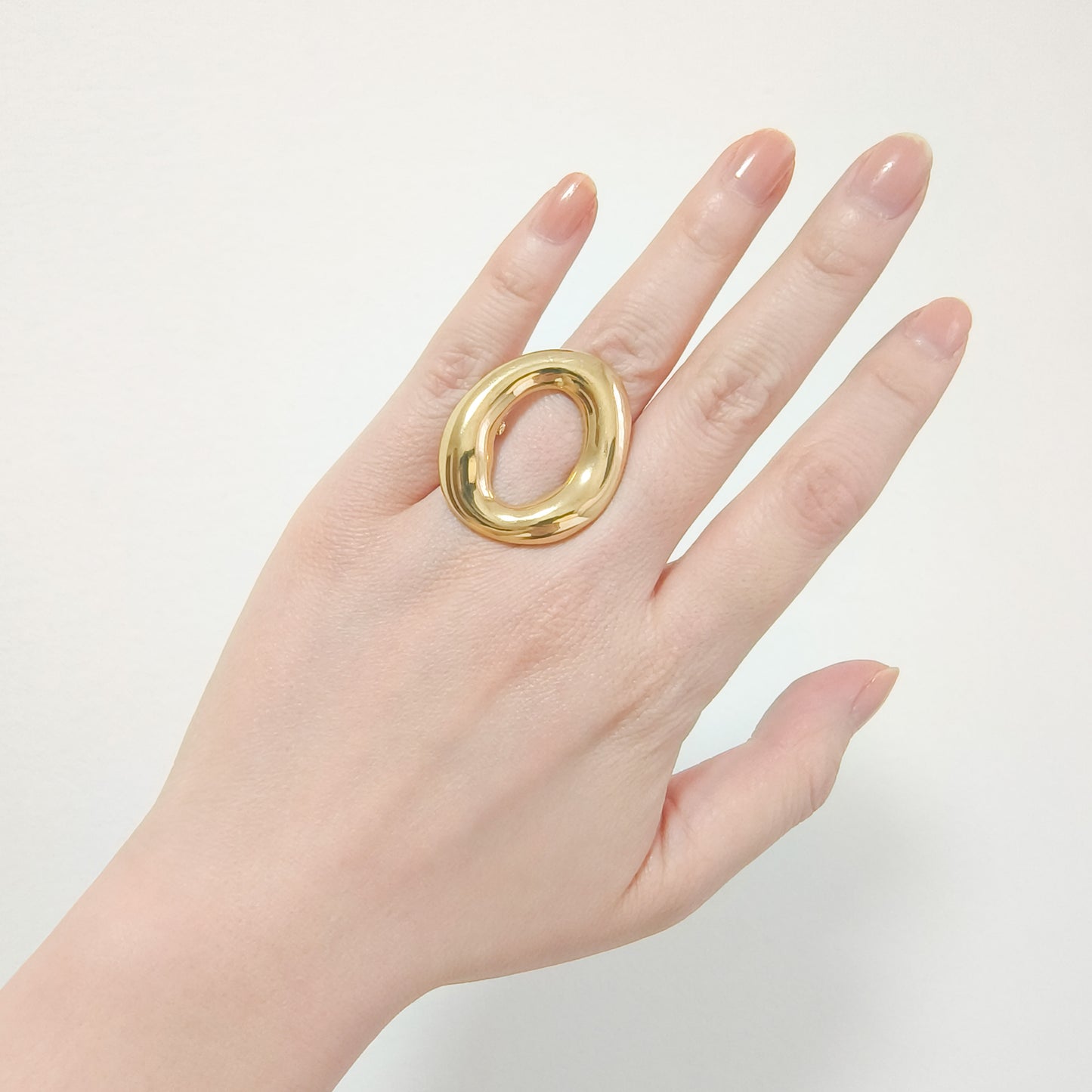 Anillo Veronica Grande Ovalado Ajustable