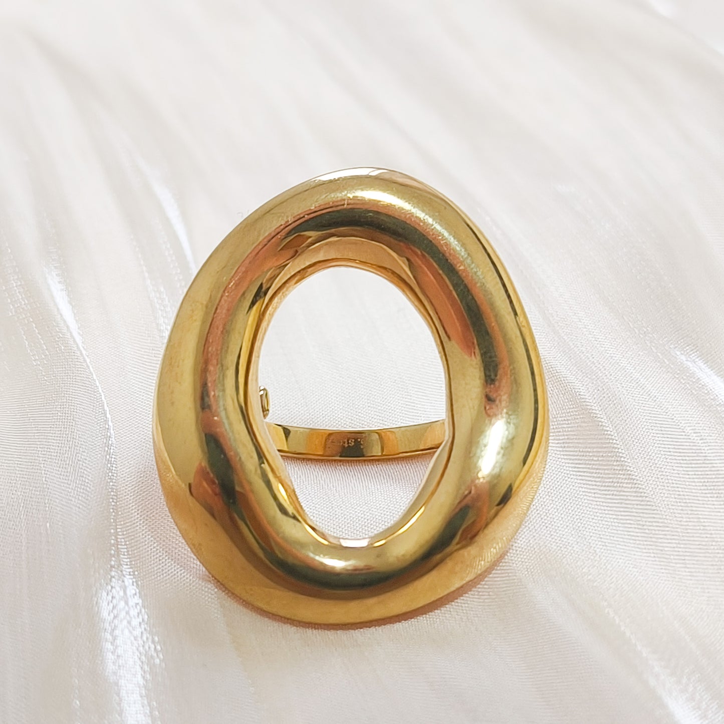 Anillo Veronica Grande Ovalado Ajustable