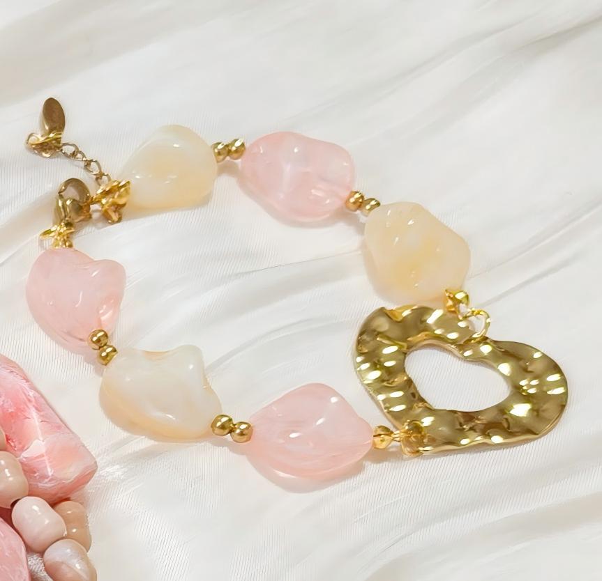 Pulsera Clara Menorca Corazon ( 3 colores)