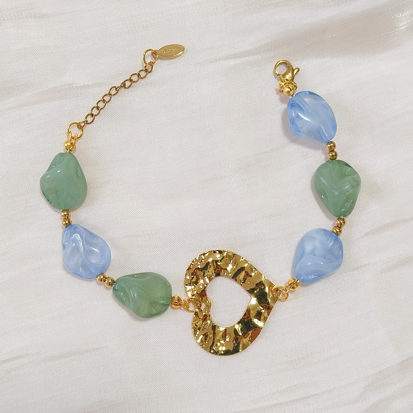 Pulsera Clara Menorca Corazon ( 3 colores)