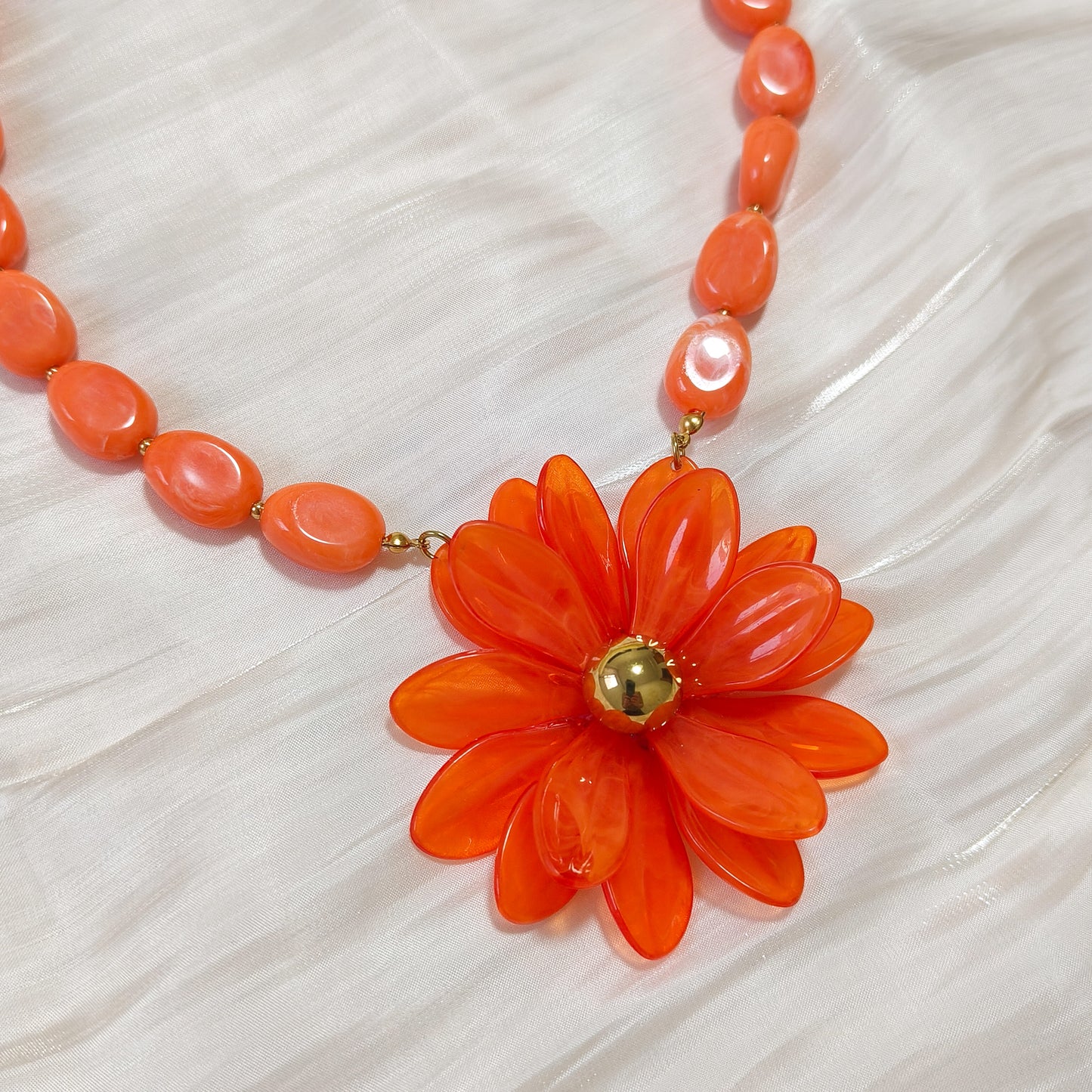 Collar Margarita Sofía (flor 4 colores)