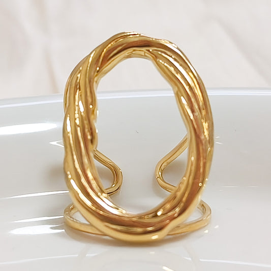 Anillo Vera Ovalado Ajustable