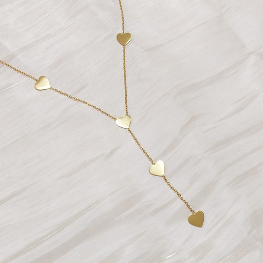 Collar Valentina Corazon Tipo Corbata