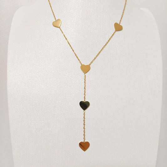 Collar Valentina Corazon Tipo Corbata