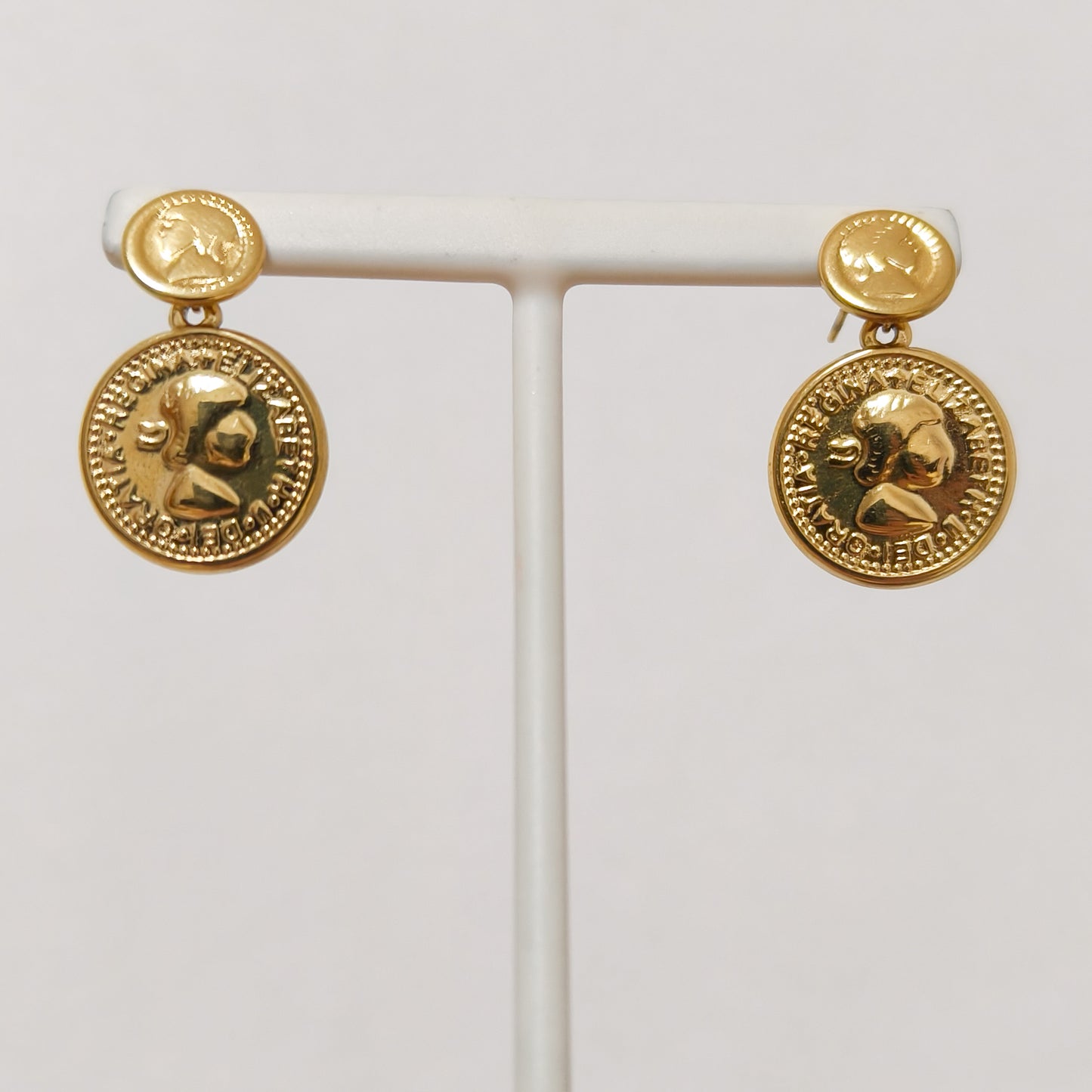 Look Moneda Roma ( pulsera pendientes anillo)