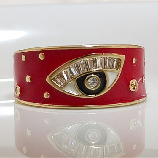 Anillo Ojo Clara Ajustable