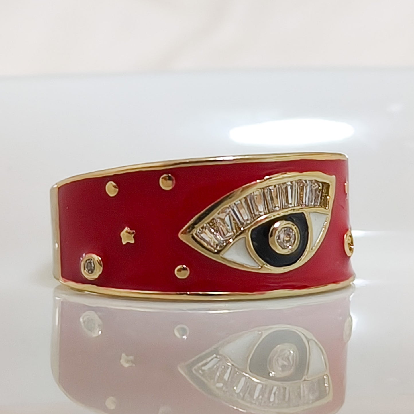 Anillo Ojo Clara Ajustable