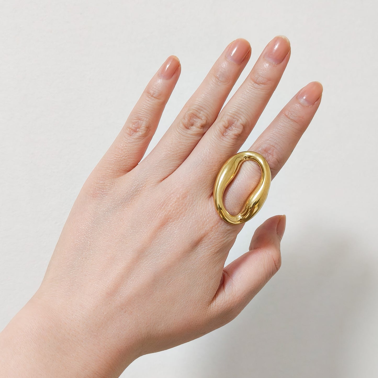 Anillo Roma Ovalado Grande Ajustable