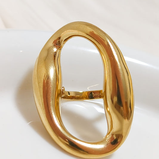 Anillo Roma Ovalado Grande Ajustable