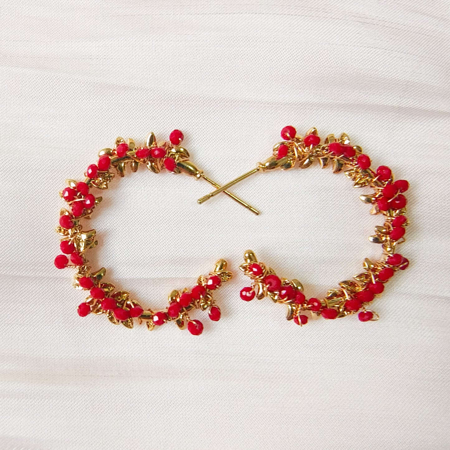 Look Ruby Glow （collar & pulsera & pendiente）