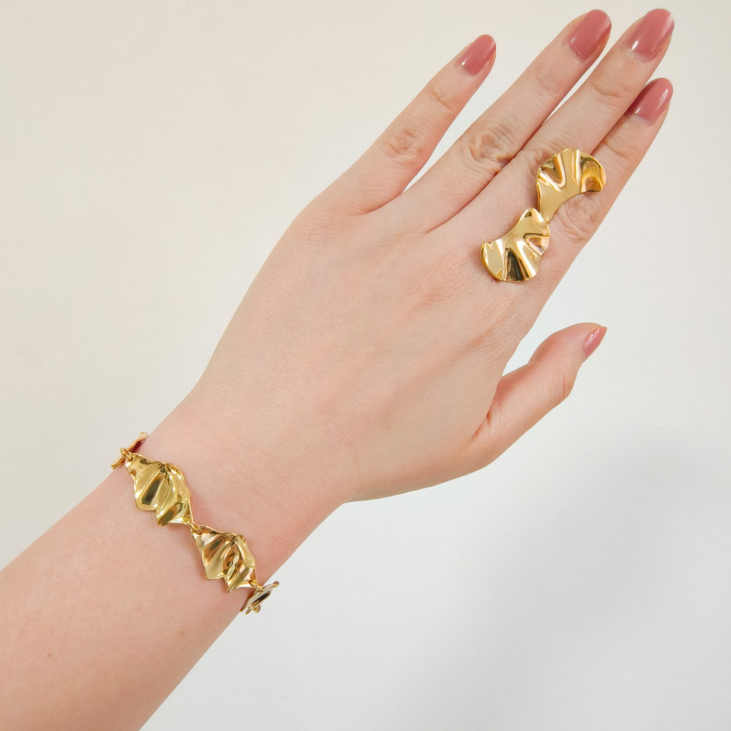 Look Nueva York Moderno ( pulsera y pendiente)