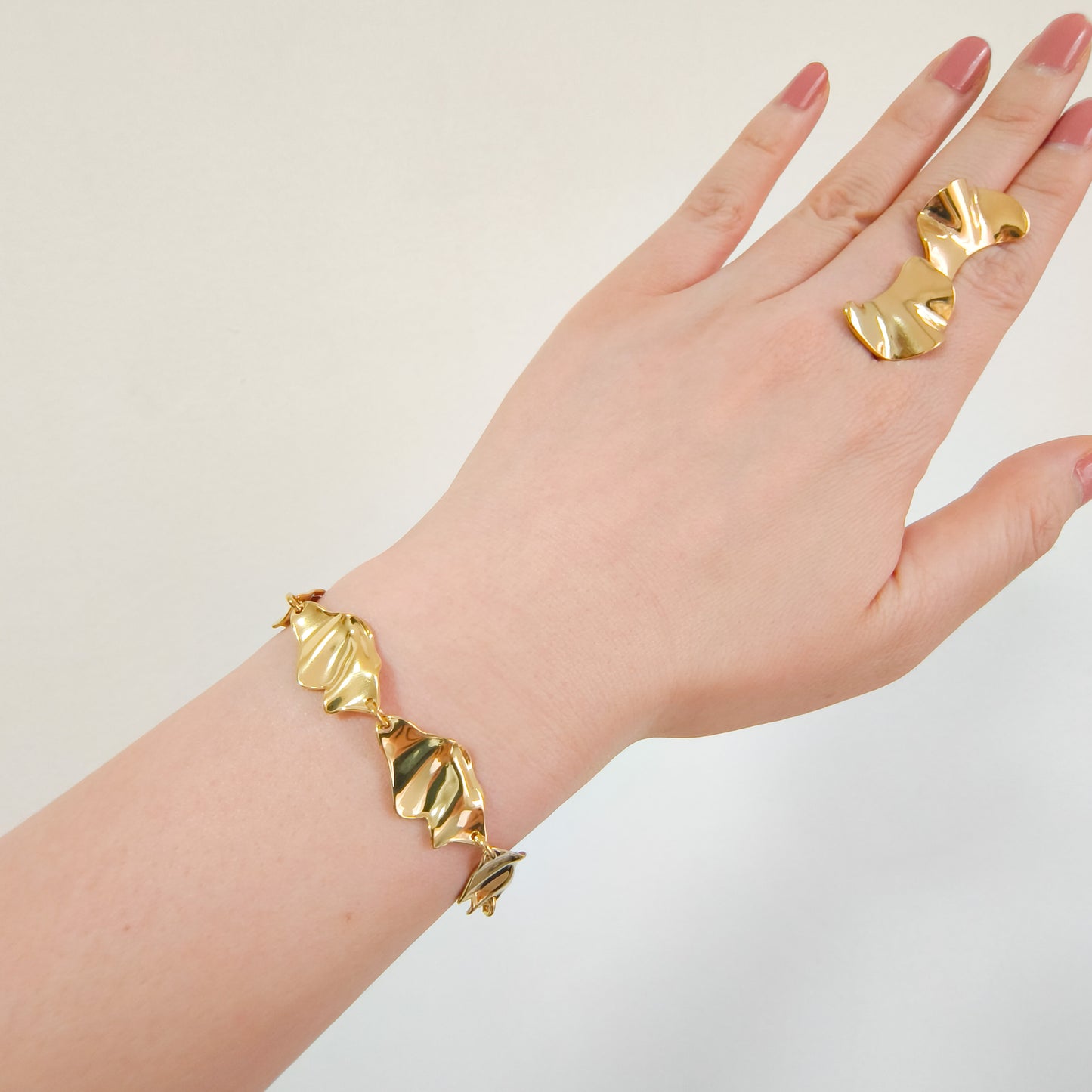 Look Nueva York Moderno ( pulsera y pendiente)