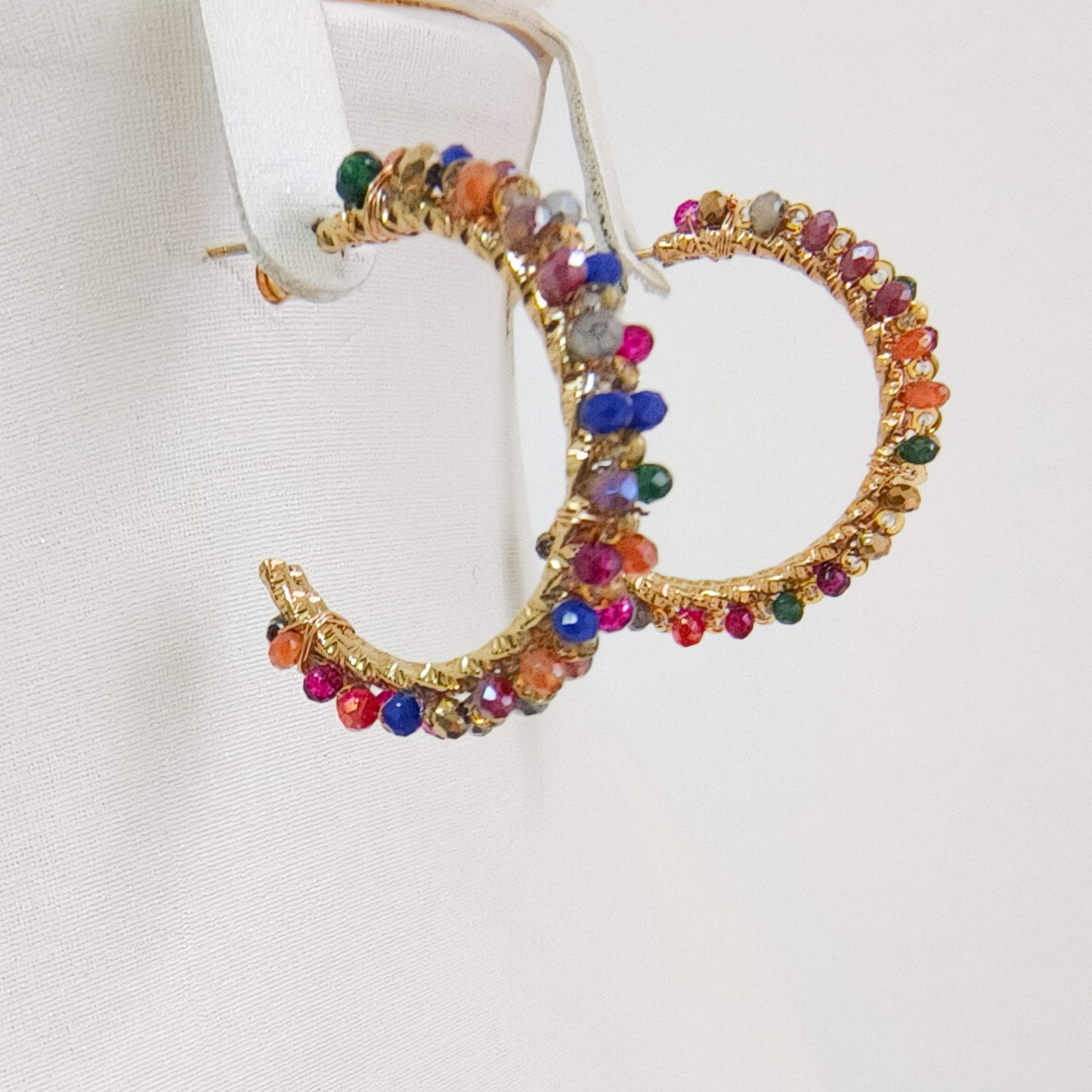 Look Bianca Multicolor Luz ( collar y pendiente)
