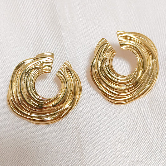 Pendientes Circulo Dorada