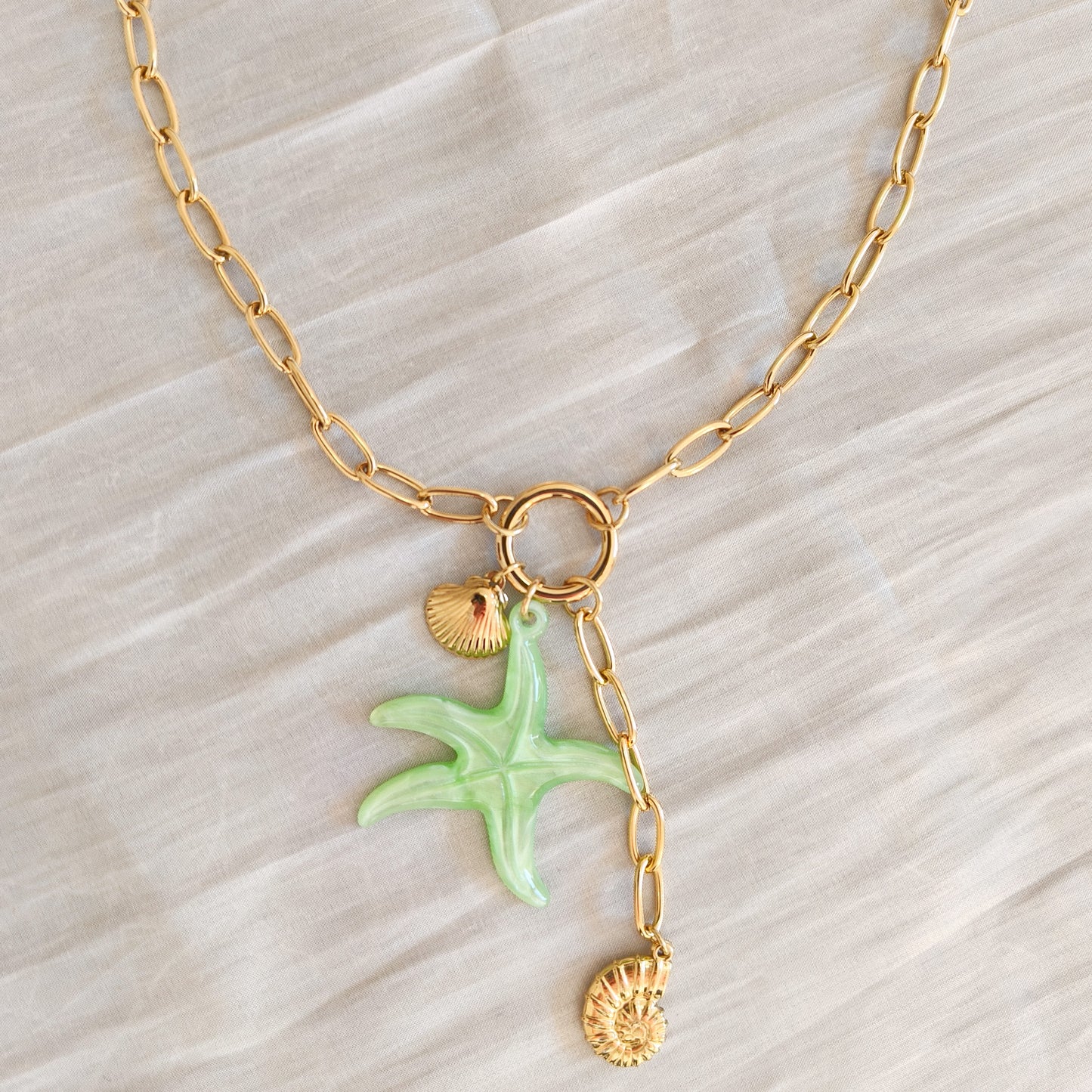 Collar Estrella Verde Lucía