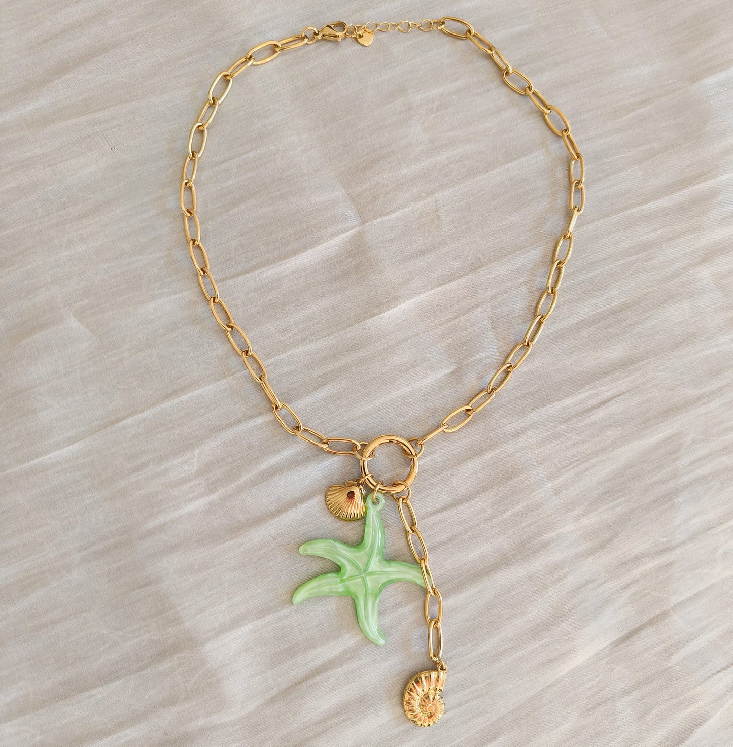 Collar Estrella Verde Lucía