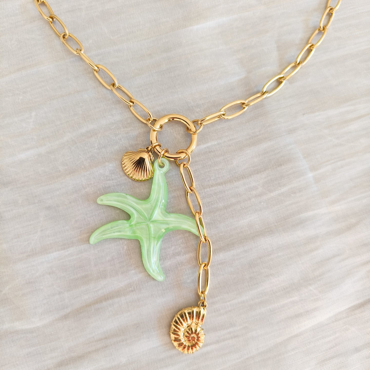 Collar Estrella Verde Lucía